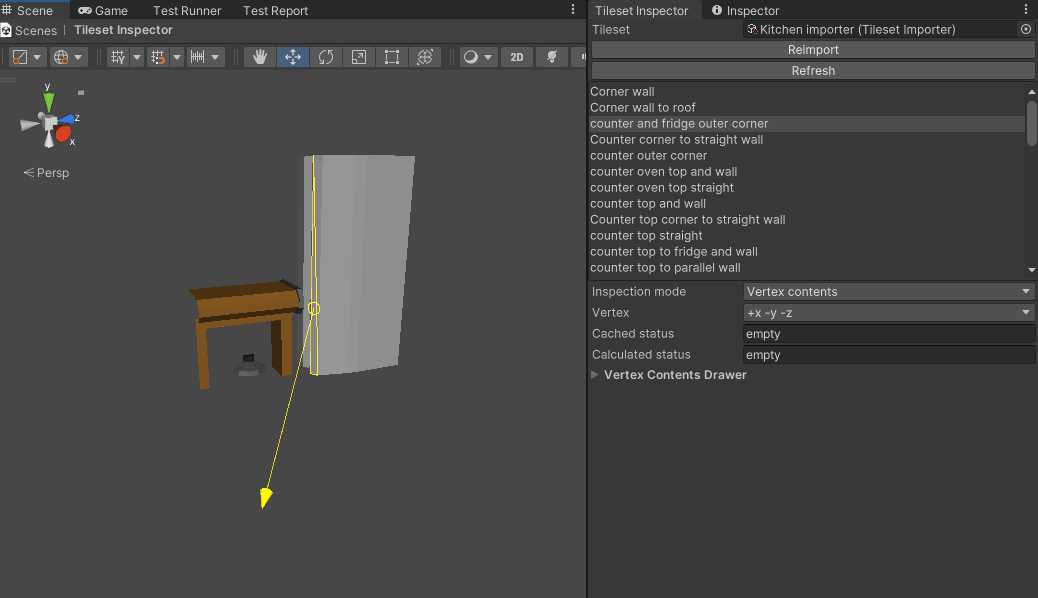 adding manifold material corner contents